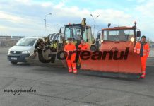 Zeci de utilaje, pregătite pentru deszăpezirea Târgu-Jiului