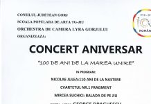 FOTO: Astăzi, concert Lyra Gorjului, la Teatrul „Elvira Godeanu”