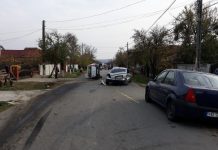 Accident la Telești