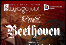 Joi, recital cameral cu creații ale lui Beethoven