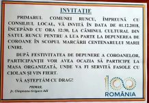 FOTO: Program 1 Decembrie la Runcu