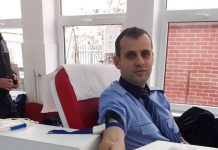 Zeci de polițiști au donat sânge! Urmează alți 60 de angajați ai IPJ Gorj
