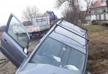 FOTO: Accident la Căpreni