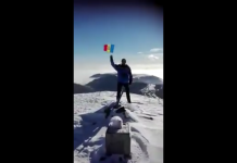 VIDEO: Jandarmii gorjeni, la înălțime de Ziua Națională a României