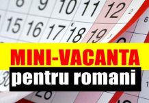 Patru zile de minivacanță