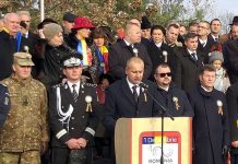 Ample manifestări la Târgu-Jiu, de Ziua Naţională a României, la 100 de ani de la Marea Unire