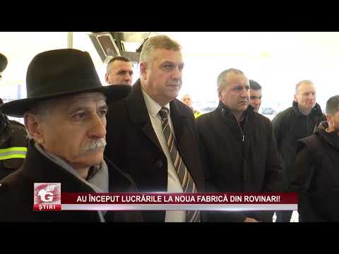 AU ÎNCEPUT LUCRĂRILE LA NOUA FABRICĂ DIN ROVINARI!