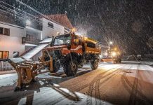 Noapte albă pentru drumarii gorjeni