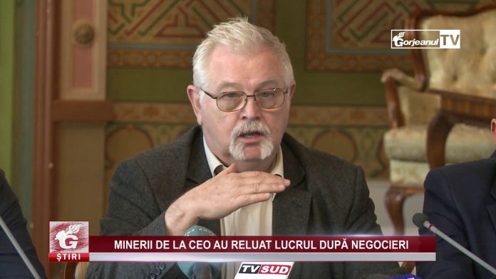 MINERII DE LA CEO AU RELUAT LUCRUL DUPĂ NEGOCIERI