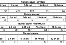 FOTO: Peste 3 mii de viroze și pneumonii, în județ
