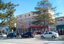 Jaf la o casă de schimb valutar din Bumbești-Jiu