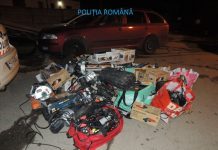 Scule în valoare de 36.000 de lei, confiscate de polițiști