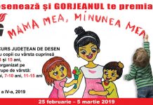 CONCURS JUDEȚEAN DE DESEN “MAMA mea, MINUNEA mea“ – ediția a-IV-a, 2019