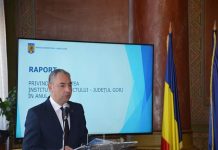 FOTO: Prefectul de Gorj, la raport în fața unui director din MAI