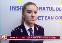 BĂTAIE ÎN FAȚA UNUI LICEU ÎN ZIUA DE PREVENIRE A VIOLENȚEI
