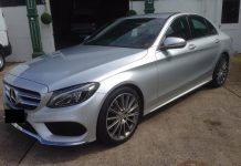 Mercedes căutat pentru confiscare, depistat la Plopșoru