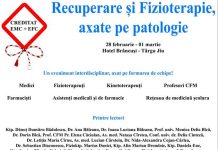 Peste 140 de participanţi, anunţaţi la Conferinţa “Recuperare şi fizioterapie, axate pe patologie”