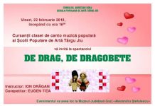 Spectacol de Dragobete, oferit de ŞPA Târgu-Jiu