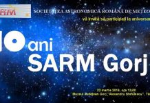 Astroclubul SARM Gorj, zece ani de existenţă: Organizatorii promit o sesiune de observaţii astronomice, dar şi expoziţii