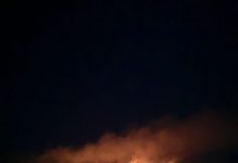 Incendiu de vegetație uscată la Cîlnic! Flăcările, aproape de satul Stejărei