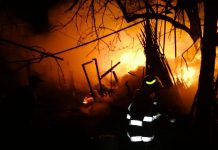 VIDEO: Incendiu la Novaci