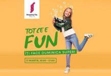 Distracţie pentru copii, la mall-ul din Târgu-Jiu