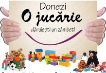 Donezi o jucărie, DĂRUIEȘTI un zâmbet!