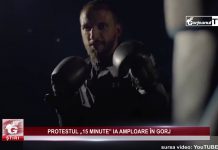 PROTESTUL „15 MINUTE” IA AMPLOARE ÎN GORJ