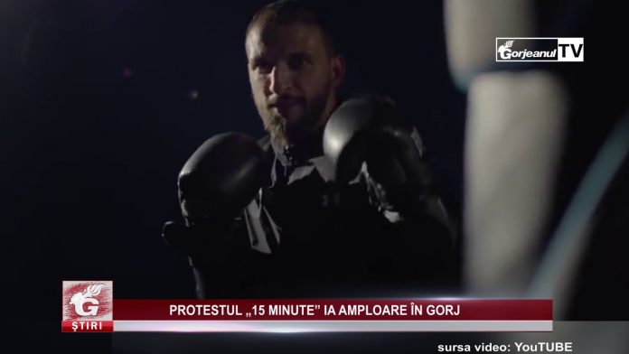 PROTESTUL „15 MINUTE” IA AMPLOARE ÎN GORJ