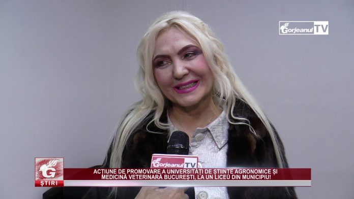 ACȚIUNE DE PROMOVARE A UNIVERSITĂȚII DE ȘTIINȚE AGRONOMICE ȘI MEDICINĂ VETERINARĂ BUCUREȘTI, LA UN LICEU DIN MUNICIPIU!