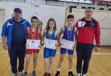 Sportivi de la CSS Târgu-Jiu, pe podium la Campionatul Național Școlar de lupte libere