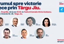 Candidaţii Alianţei USR PLUS, la Târgu-Jiu