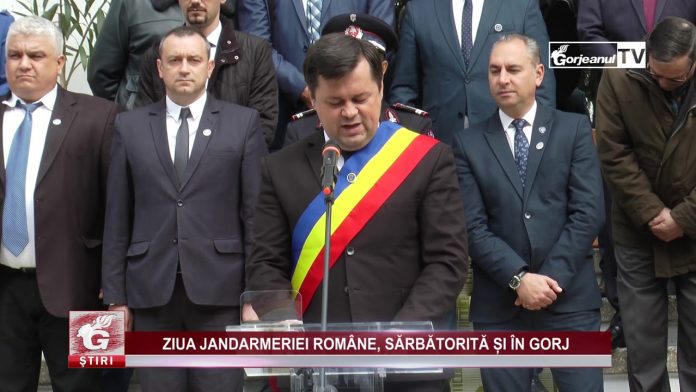 ZIUA JANDARMERIEI ROMÂNE, SĂRBĂTORITĂ ȘI ÎN GORJ