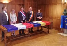Novăcenii s-au făcut frați cu francezii din orașul Mayenne