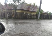 Foto: PSD acuză PNL! Târgu-Jiu, mica Veneție, după doar 10 minute de ploaie!