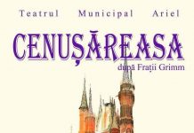 Mâine, spectacolul „Cenușăreasa”, la Teatrul „Elvira Godeanu”
