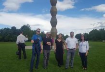 FOTO: Directorul general BRD Groupe Société Générale, în vizită în orașul lui Brâncuși