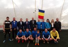 FOTO: Polițiștii gorjeni i-au bătut pe jandarmi, la fotbal