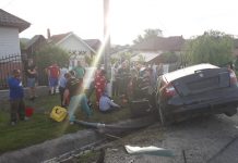 FOTO: Accident cu două victime la Plopșoru