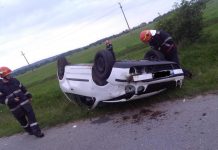 Accident spectaculos la Cojani