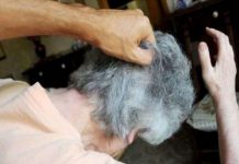 Scandal la Albeni. Bătrână, bătută de nepot