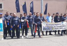 Salariați ai Penitenciarului Târgu-Jiu, la protestul de la Severin! Urmează reversul!