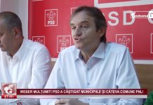 WEBER MULȚUMIT! PSD A CÂȘTIGAT MUNICIPIILE ȘI CÂTEVA COMUNE PNL!