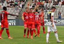 Pandurii, amical cu Hermanstadt