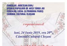 Spectacol folcloric la Cloșani, de Ziua Internațională a Iei