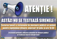 ,,Miercurea Alarmelor”, anulată pentru a nu perturba Bacalaureatul