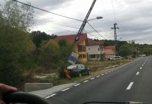 FOTO: Tamponare la Drăgoieni