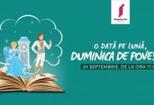 Teatru de păpuşi, la mall-ul din Târgu-Jiu