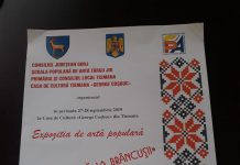 Vernisaj de artă populară, la Tismana