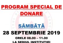Program special de donare, la Centrul de Transfuzie Sanguină Târgu Jiu